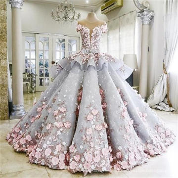 Middle East Beaded Luxury Saudi Arabia Designer Real Wedding Dress